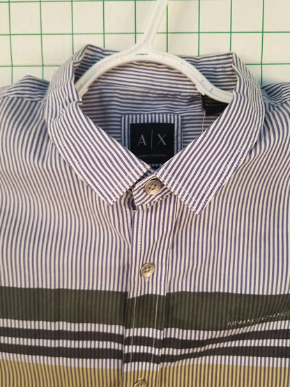 Armani Exchange Short Sleeve Button Up