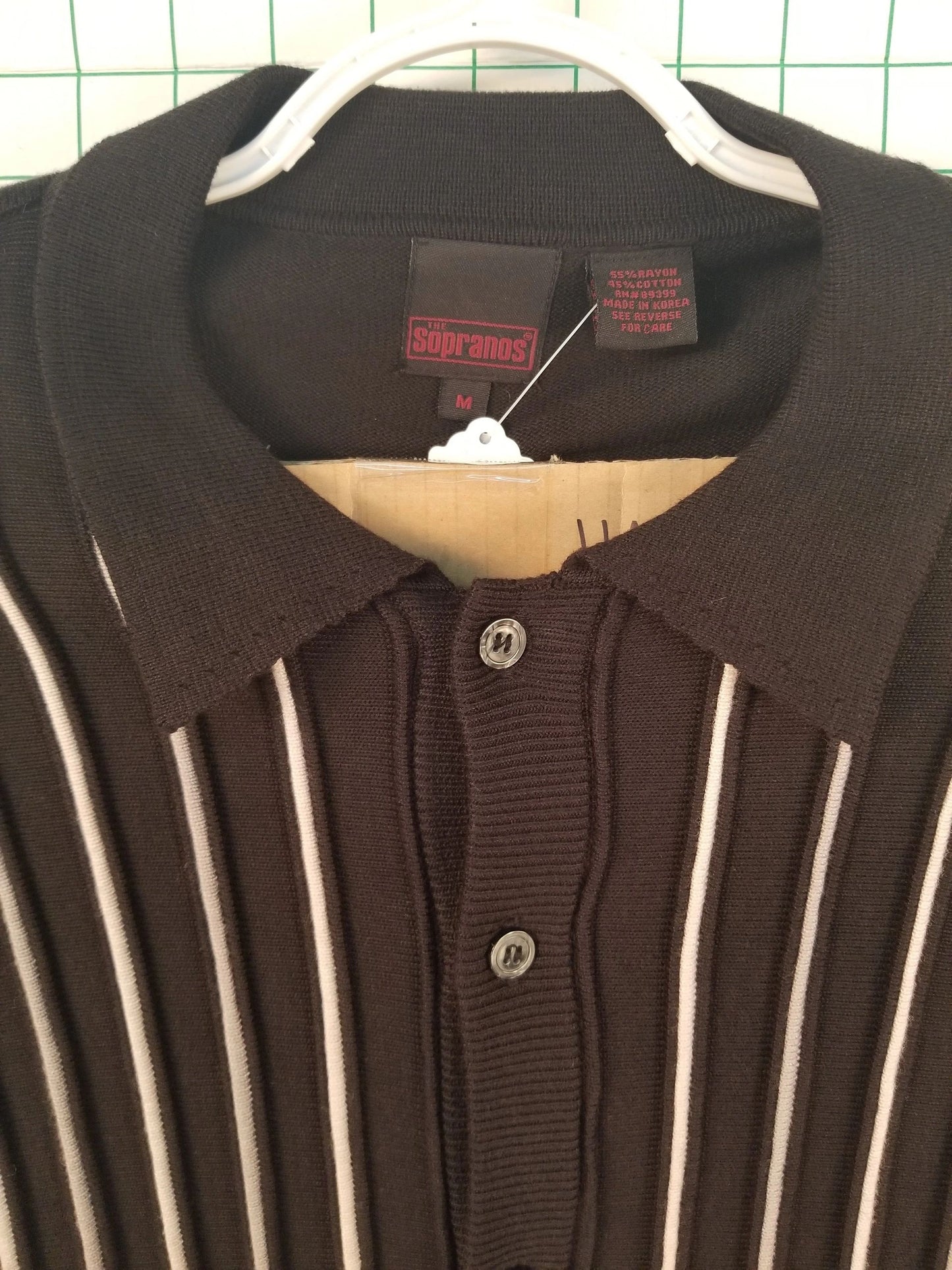 The Sopranos Black Striped Cardigan