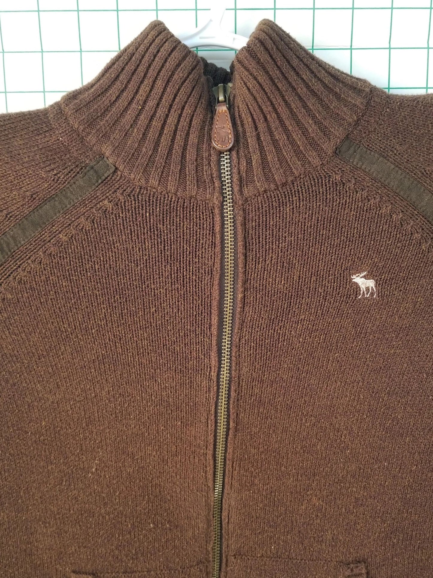 Abercrombie Full Zip Turtleneck Sweater