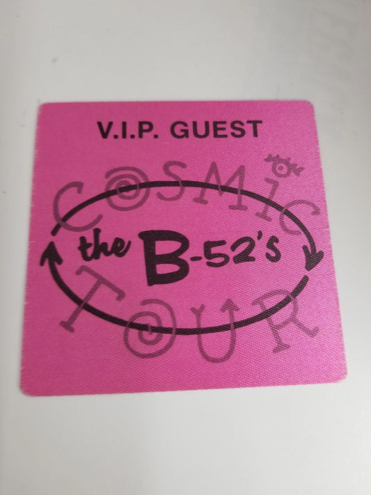 B-52's Cosmic Tour Backstage Pass
