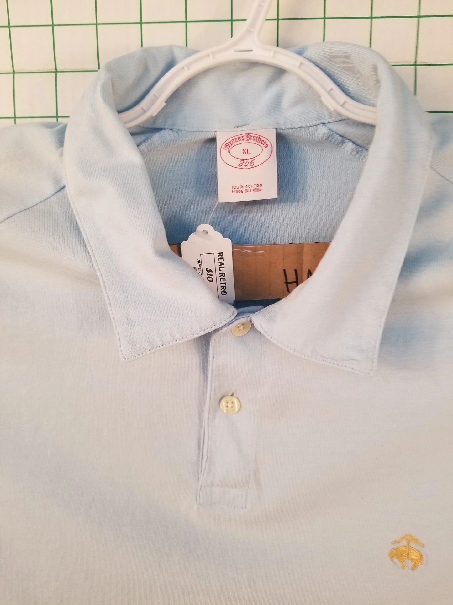 Brooks Brothers Blue Polo XL