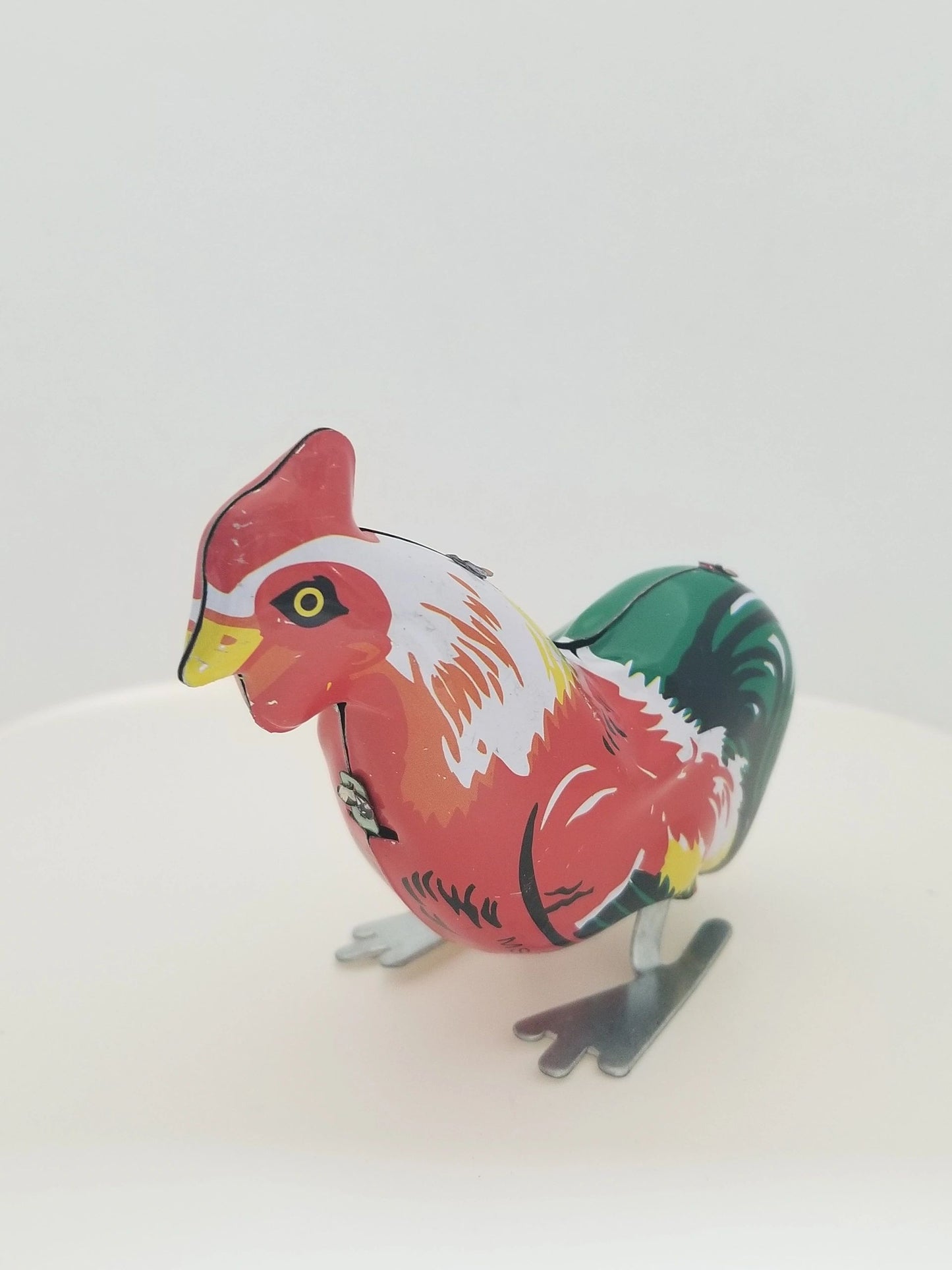 Tin Taioji Wind-up Rooster Collector's Toy