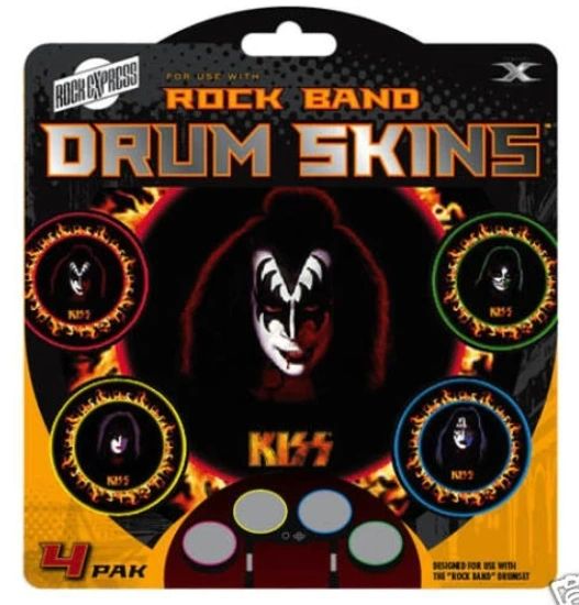 KISS Solo Face Drum Skins