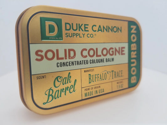 Duke Cannon Supply Co. "Oak Barrel" Concentrated Cologne "BOURBON"