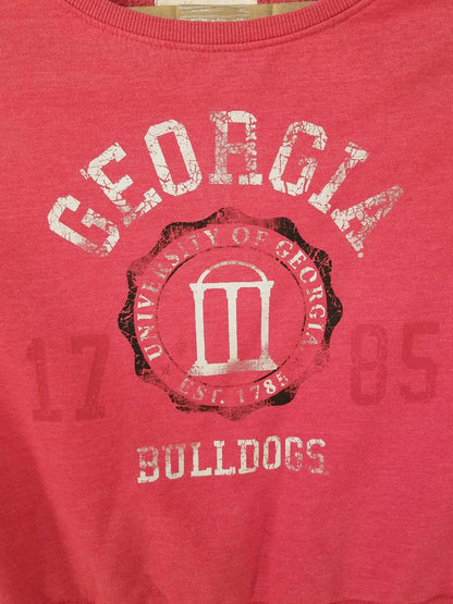 Press Box "Georgia Bulldogs" Crewneck Sweater S