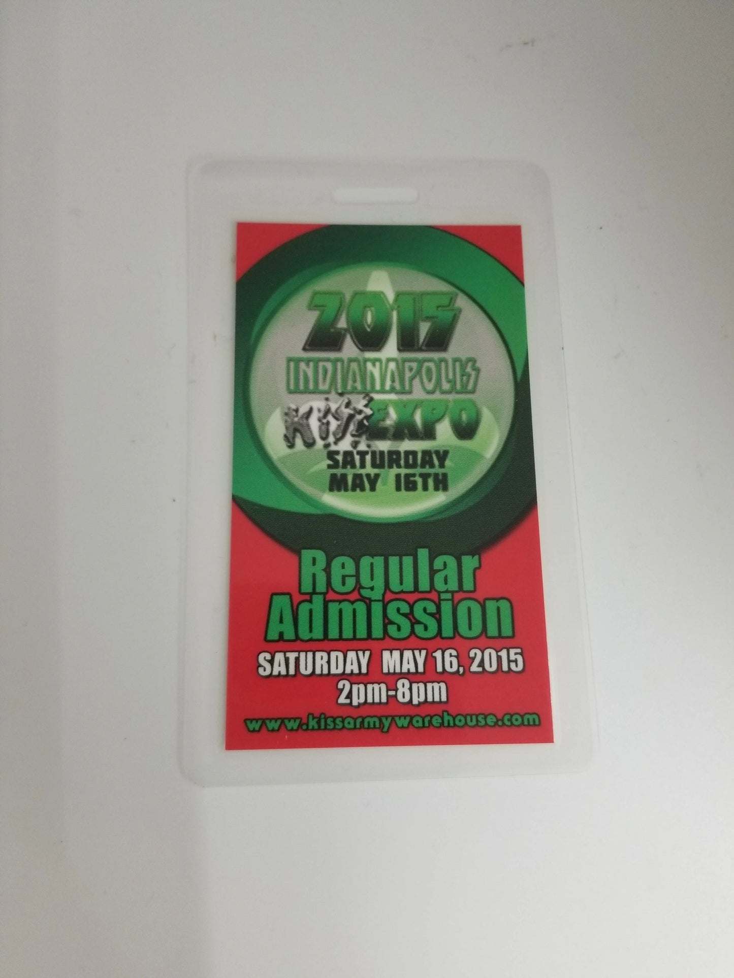 2015 Indianapolis KISS Expo Pass