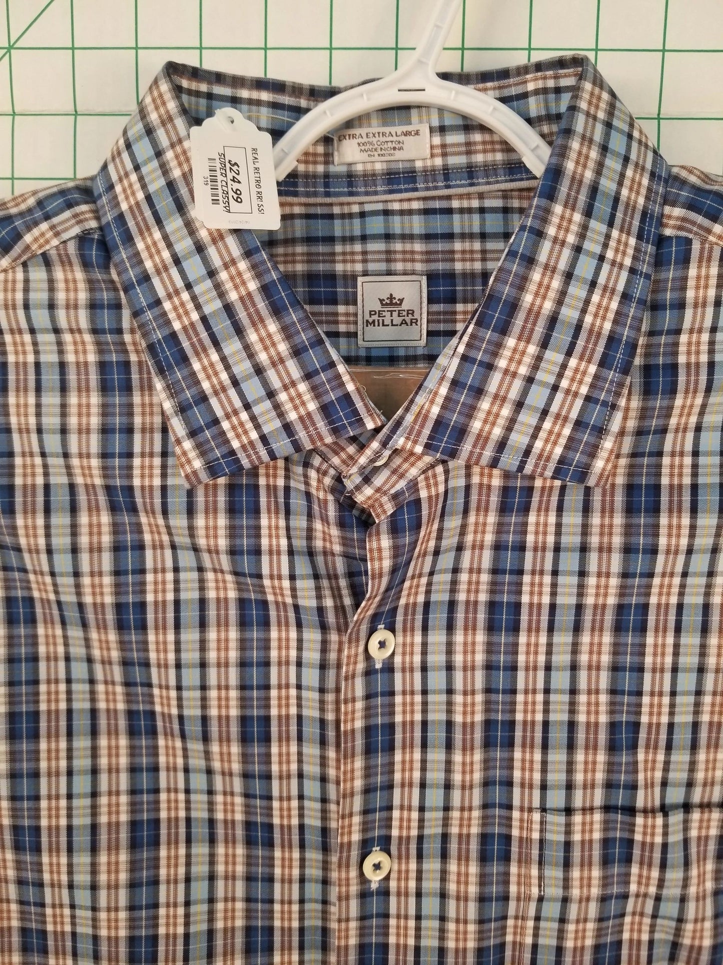 Peter Millar Plaid Button Down