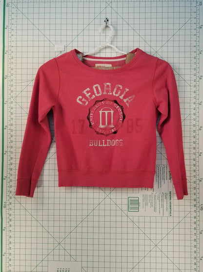 Press Box "Georgia Bulldogs" Crewneck Sweater S