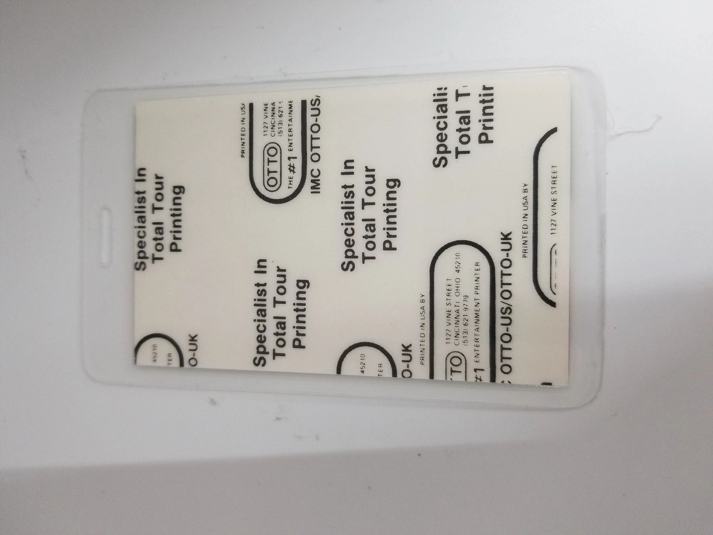 INXS Kick World Tour 1987 Backstage Pass