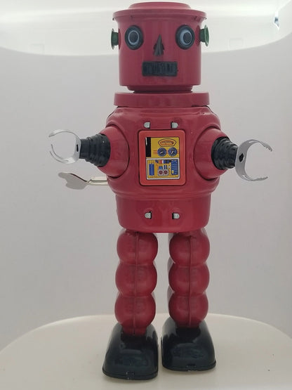 Big Red Tin Robot Wind-up Collector's Toy