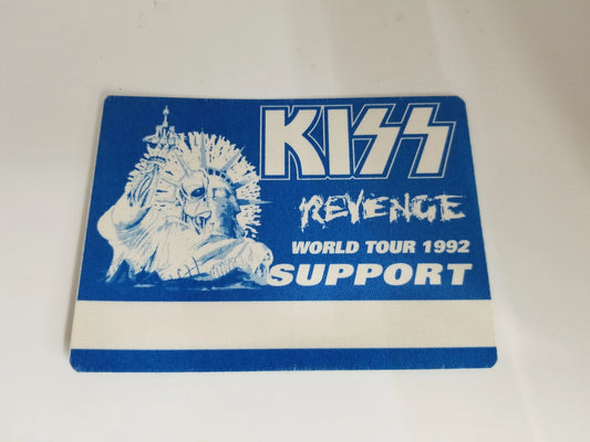 Kiss Revenge World Tour 1992 Backstage Pass