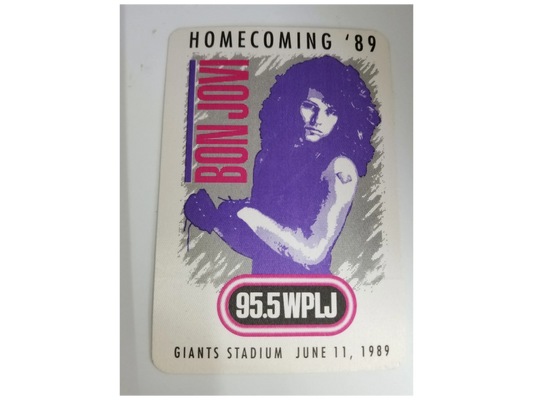 Bon Jovi Homecoming '89 Backstage Pass