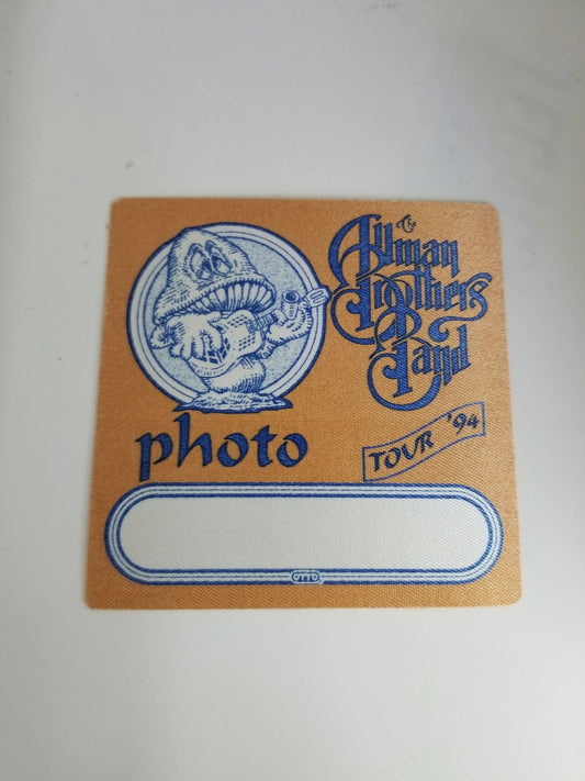 Allman Brothers Band Tour '94 Backstage Pass