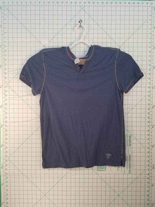 Guess USA Button V-Neck Tee