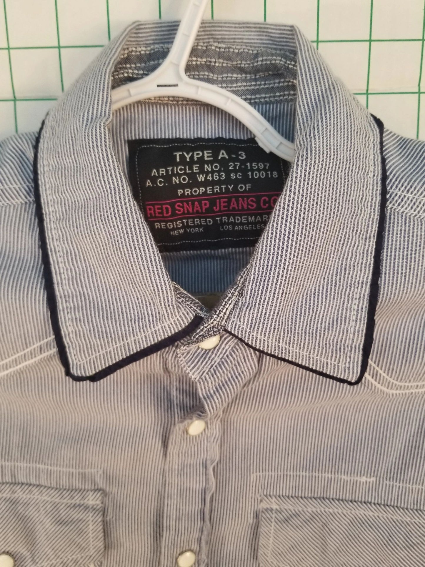 Red Snap Jean Co Short Sleeve Button Down