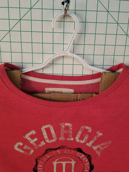 Press Box "Georgia Bulldogs" Crewneck Sweater S