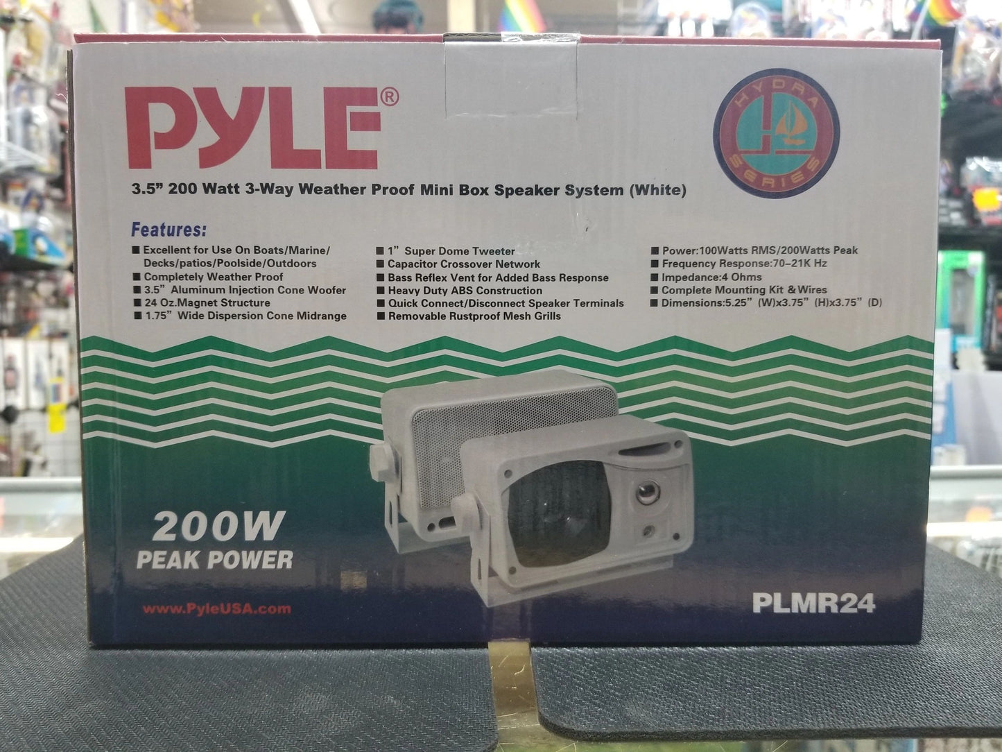 Pyle 3-way Weatherproof Mini Box Speaker System