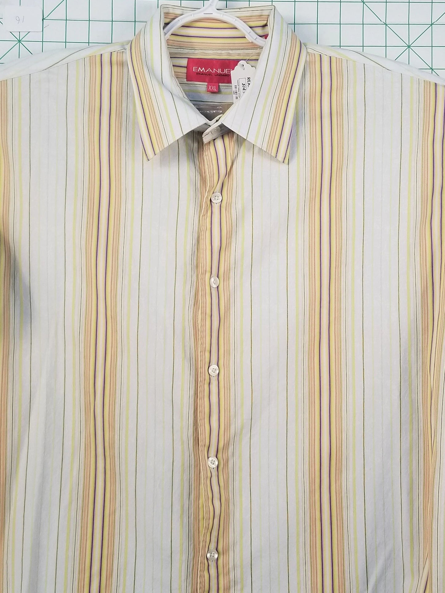 Emanuel Ungaro Long Sleeve Button Up Shirt XXL