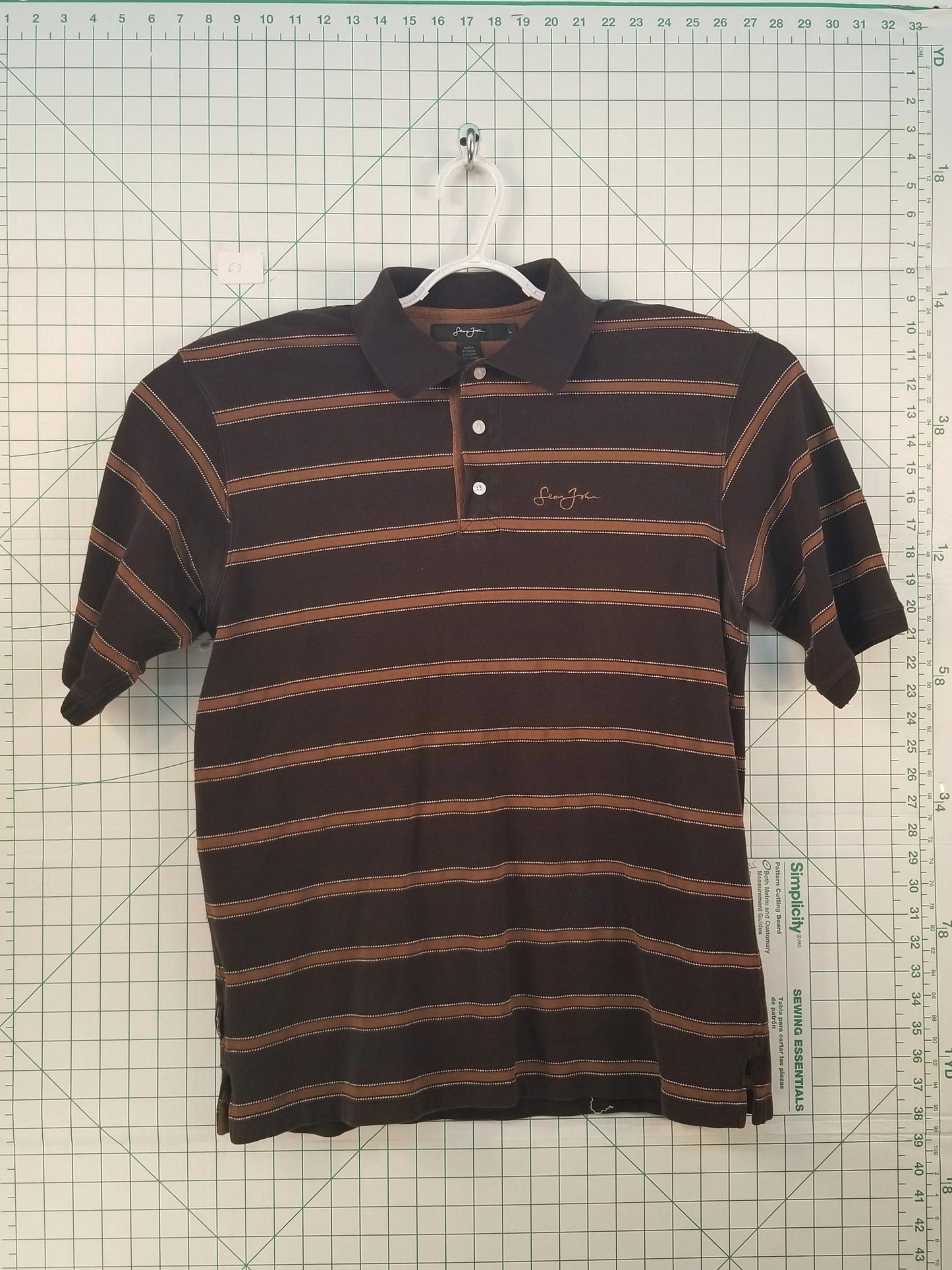 Sean John Striped Polo Large