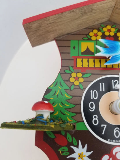 Tin Cuckoo Clock Wind-up Collector's Toy