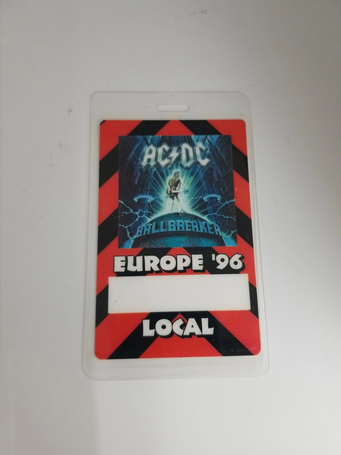 AC/DC Ballbreaker Europe '96 Backstage Pass