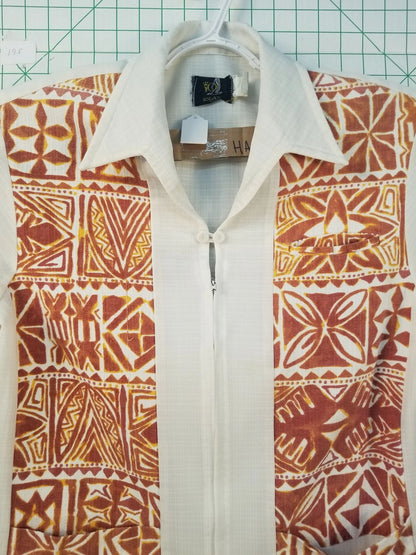 Iolani Short Sleeve Button Up w/ Print