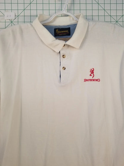 Browing Embroidered White Polo