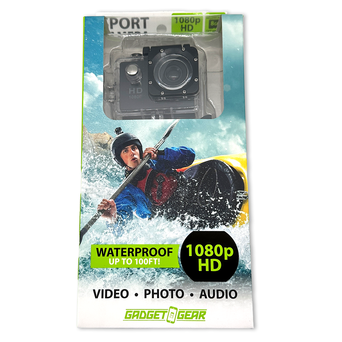 GADGET GEAR SPORT ACTION 1080P WATERPROOF CAM- 4/PACK