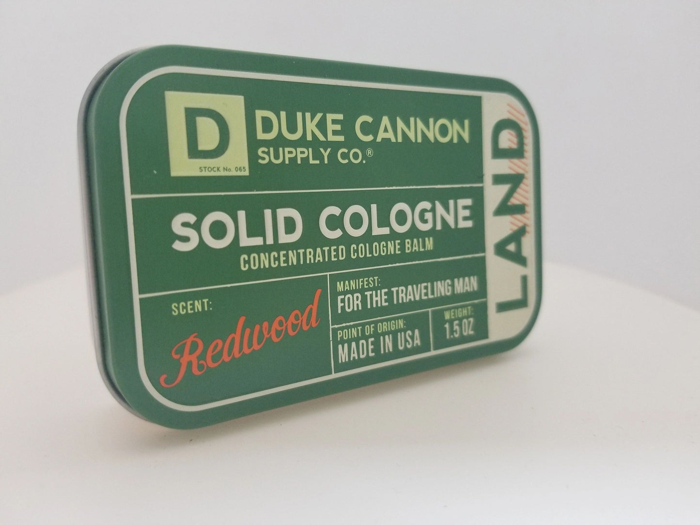 Duke Cannon Supply Co. "Redwood" Concentrated Cologne "LAND"