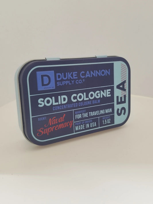 Duke Cannon Supply Co. "Naval Supremacy" Freshwater Scent Concentrated Cologne "SEA"
