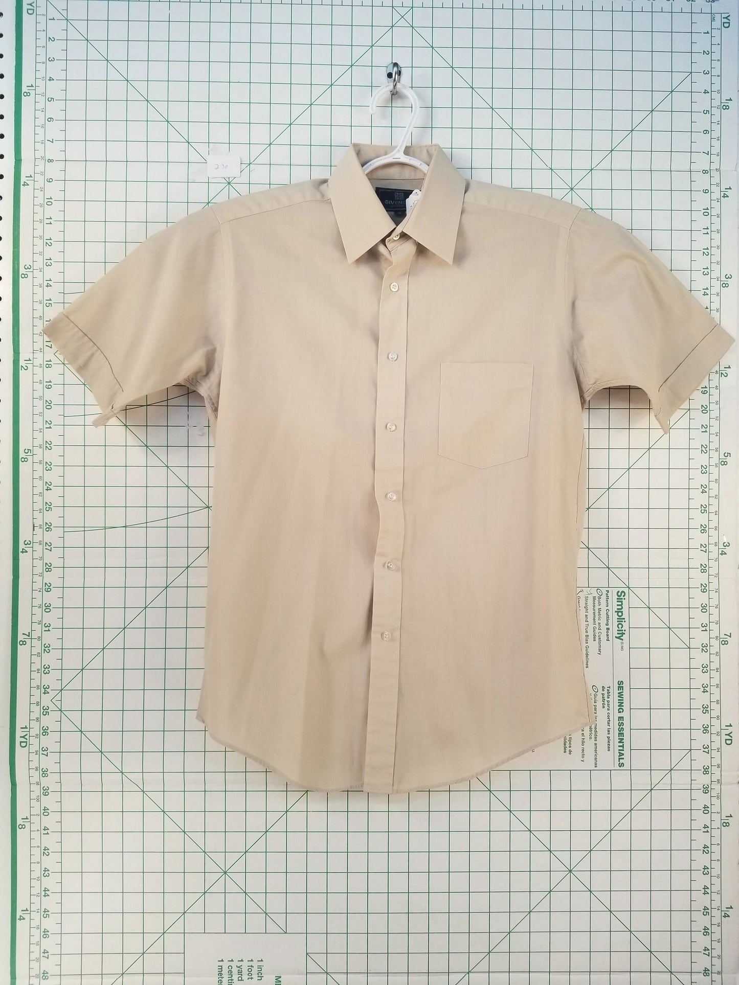 Givenchy Monsieur Button Down Tan Med