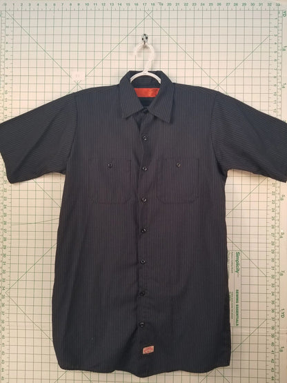 Red Kap Black Short Sleeve Button Down