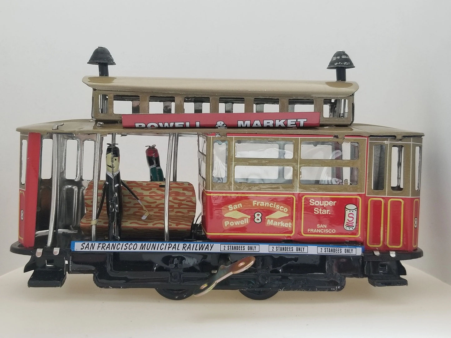Tin Trolley Wind-up Collector's Toy