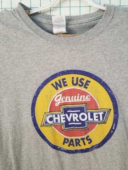 "Chevrolet Parts" Grey Graphic Tee XL