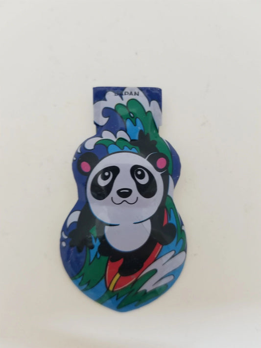 Tin Blue Clicker Panda Toy
