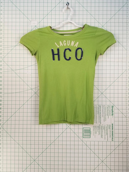 Hollister "Laguna HCO" Green Tee L