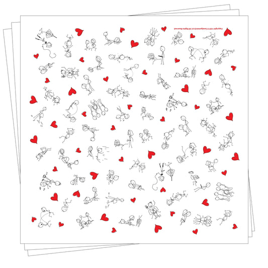 Little Genie Productions - ***SALE***  Stick Figure Naughty Napkin 8 Count