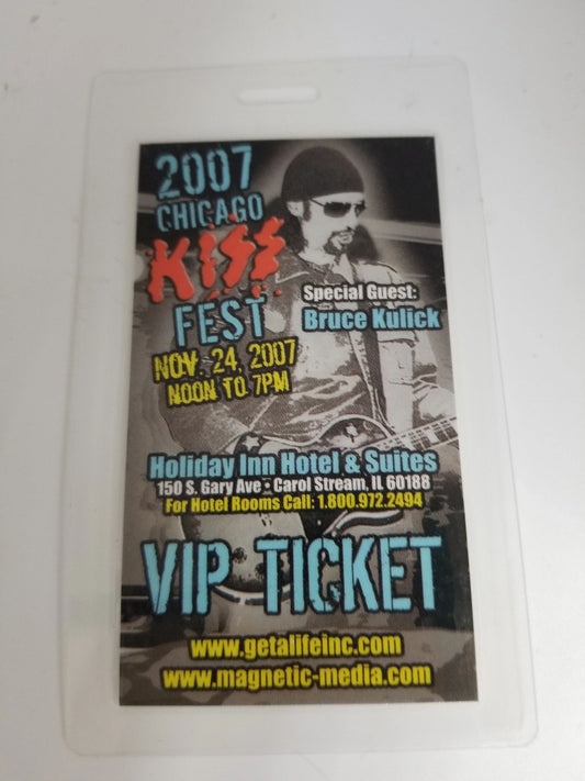 2007 Chicago KISSfest VIP Pass