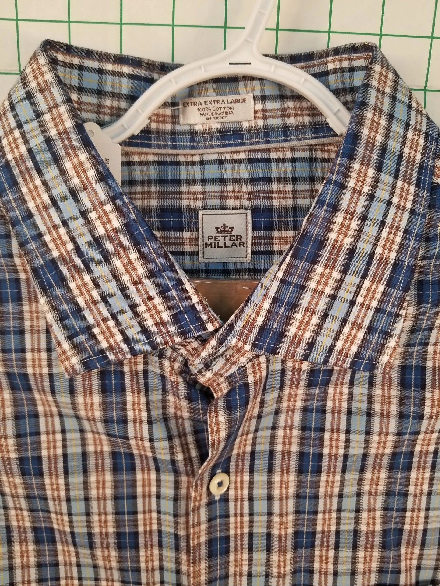 Peter Millar Plaid Button Down