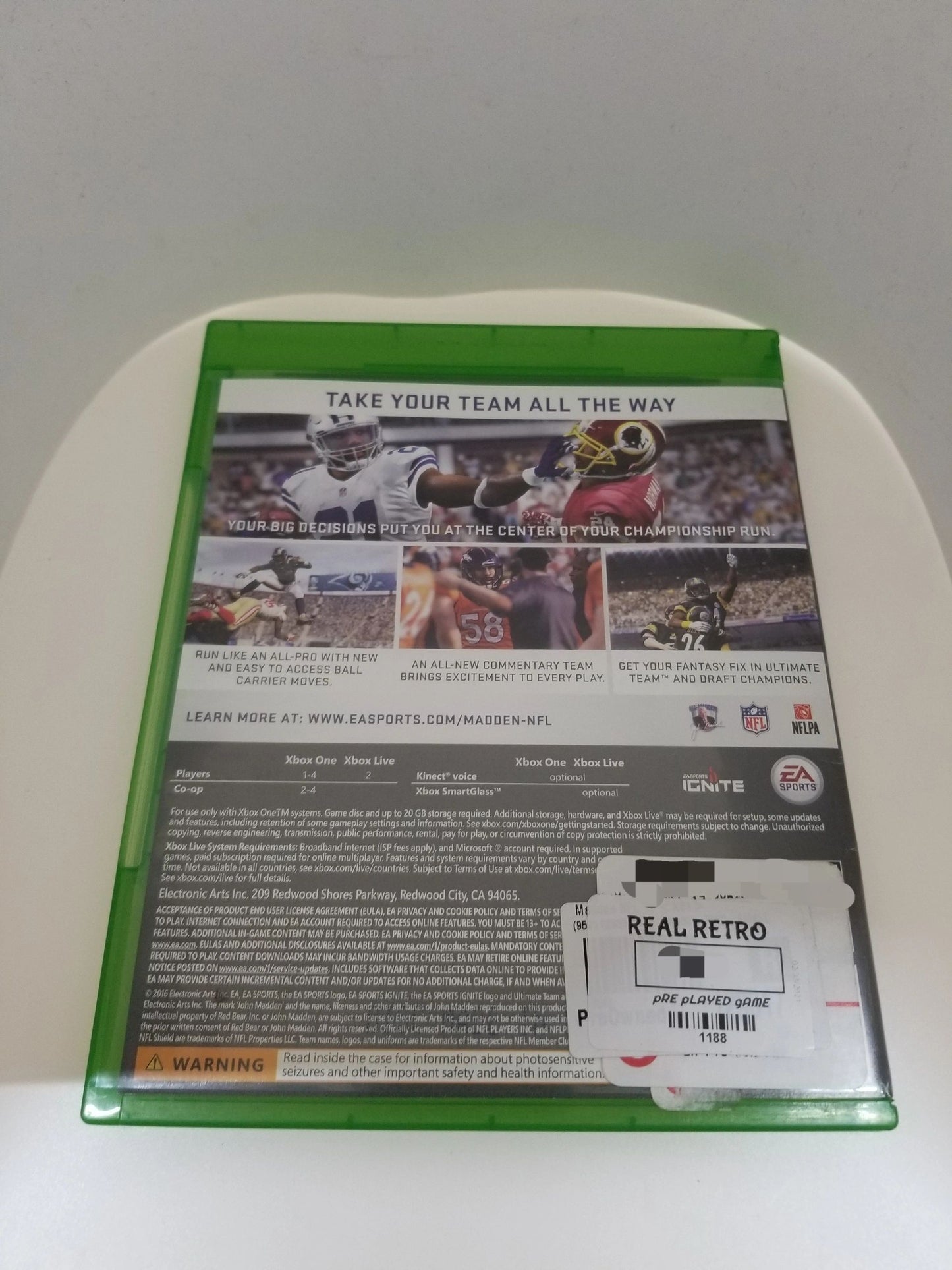 Preowned Madden 17 (XBONE)