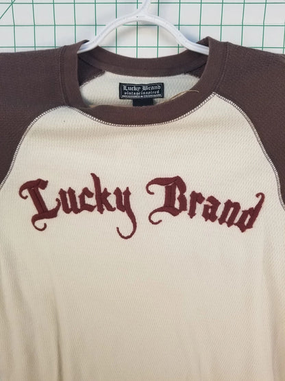 Lucky Brand Raglan Tee Medium