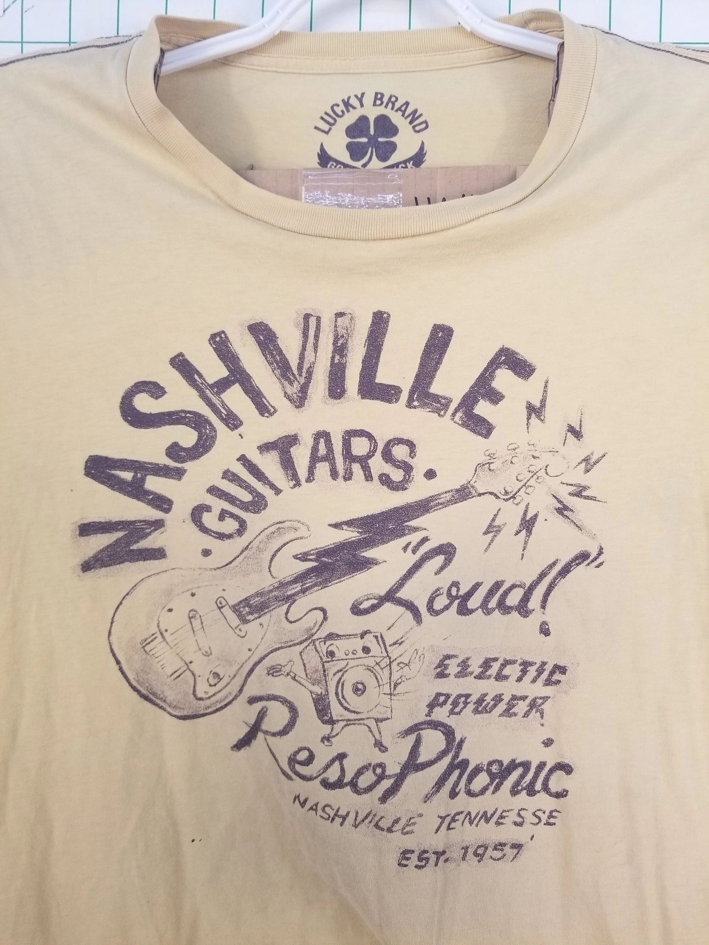 Lucky Brand "Nashville Guitars" Tee