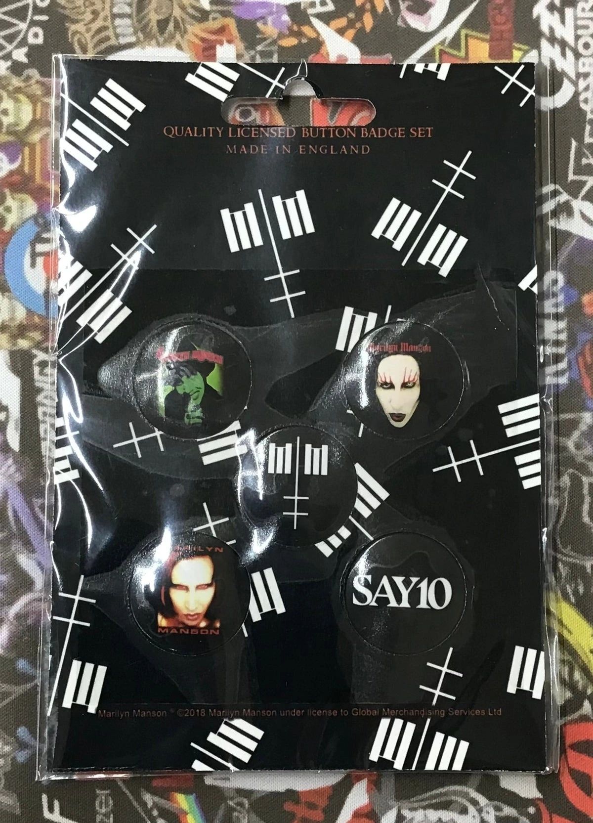 Marilyn Manson Buttons