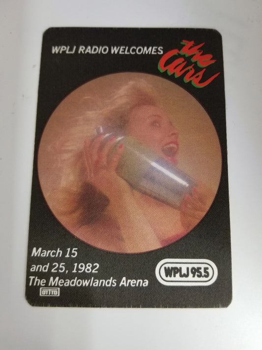 The Cars Meadowlands Arena '82 Backstage Pass