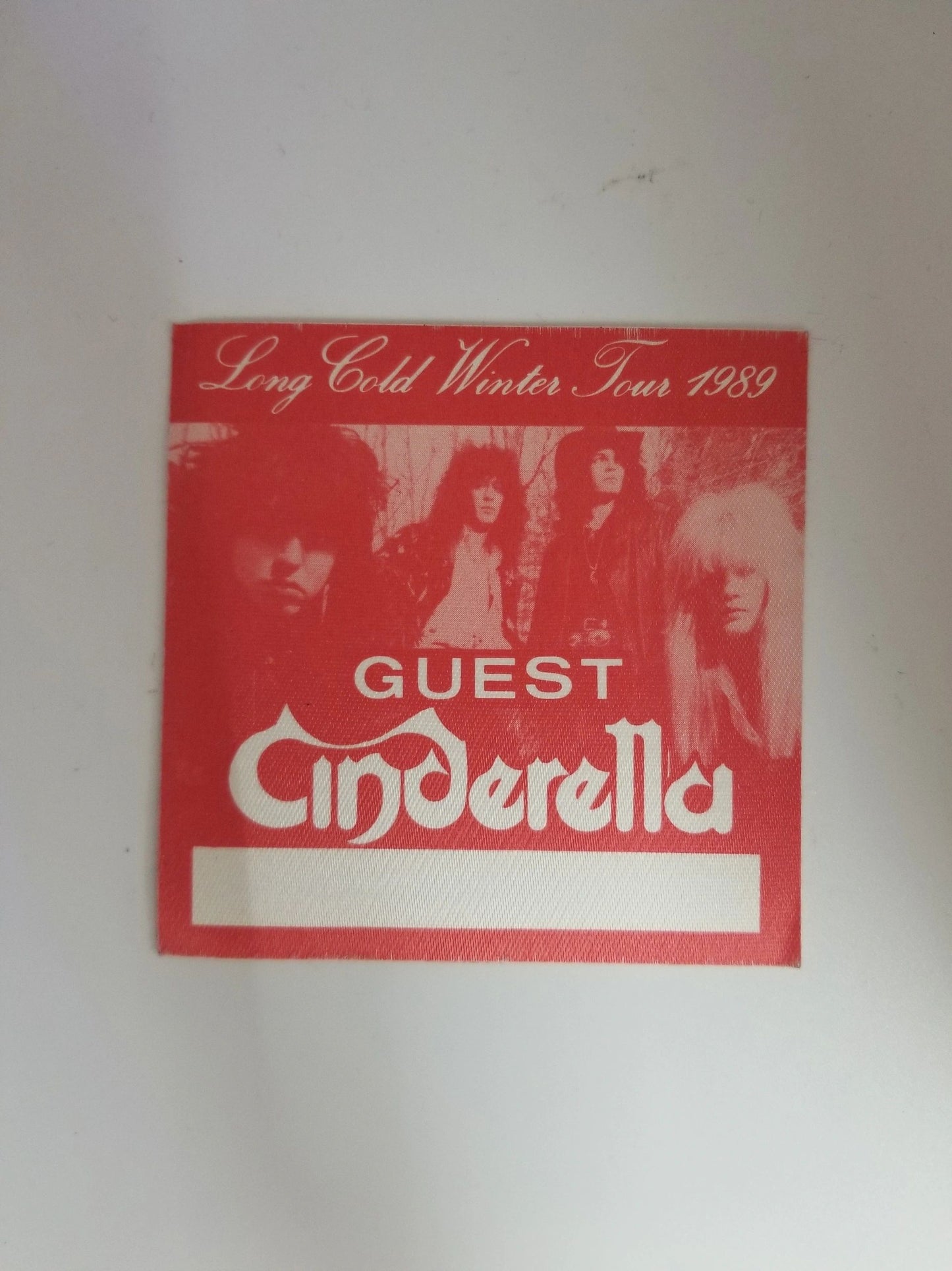 Cinderella "Long Cold Winter Tour 1989" Backstage Pass