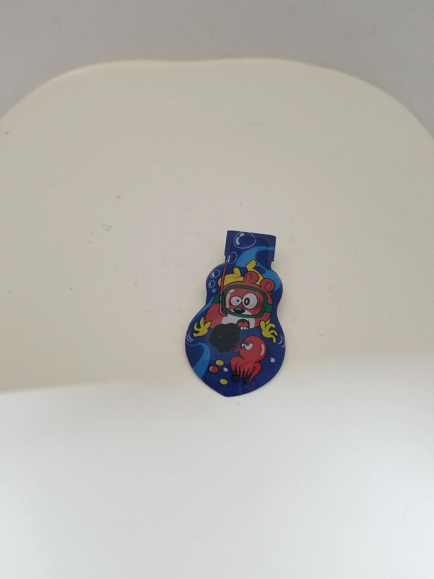 Tin Blue Clicker Bear Toy