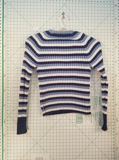 Tommy Hilfiger Blue Striped Sweater XL