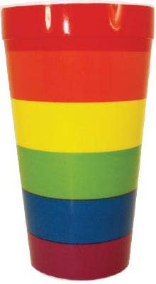 Kalan Lp - PC611 PRIDE Rainbow Stripe Plastic Cup