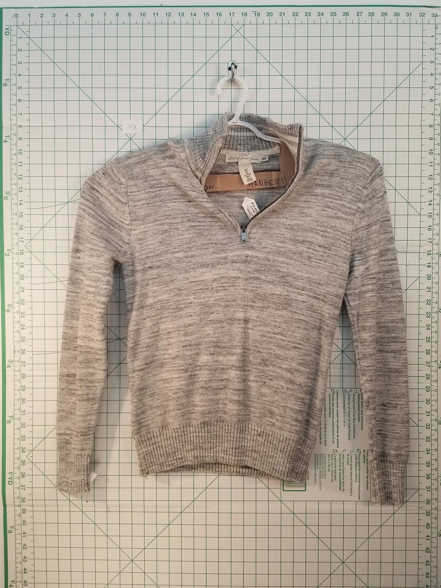 H&M Pullover Sweater with Turtleneck Zip