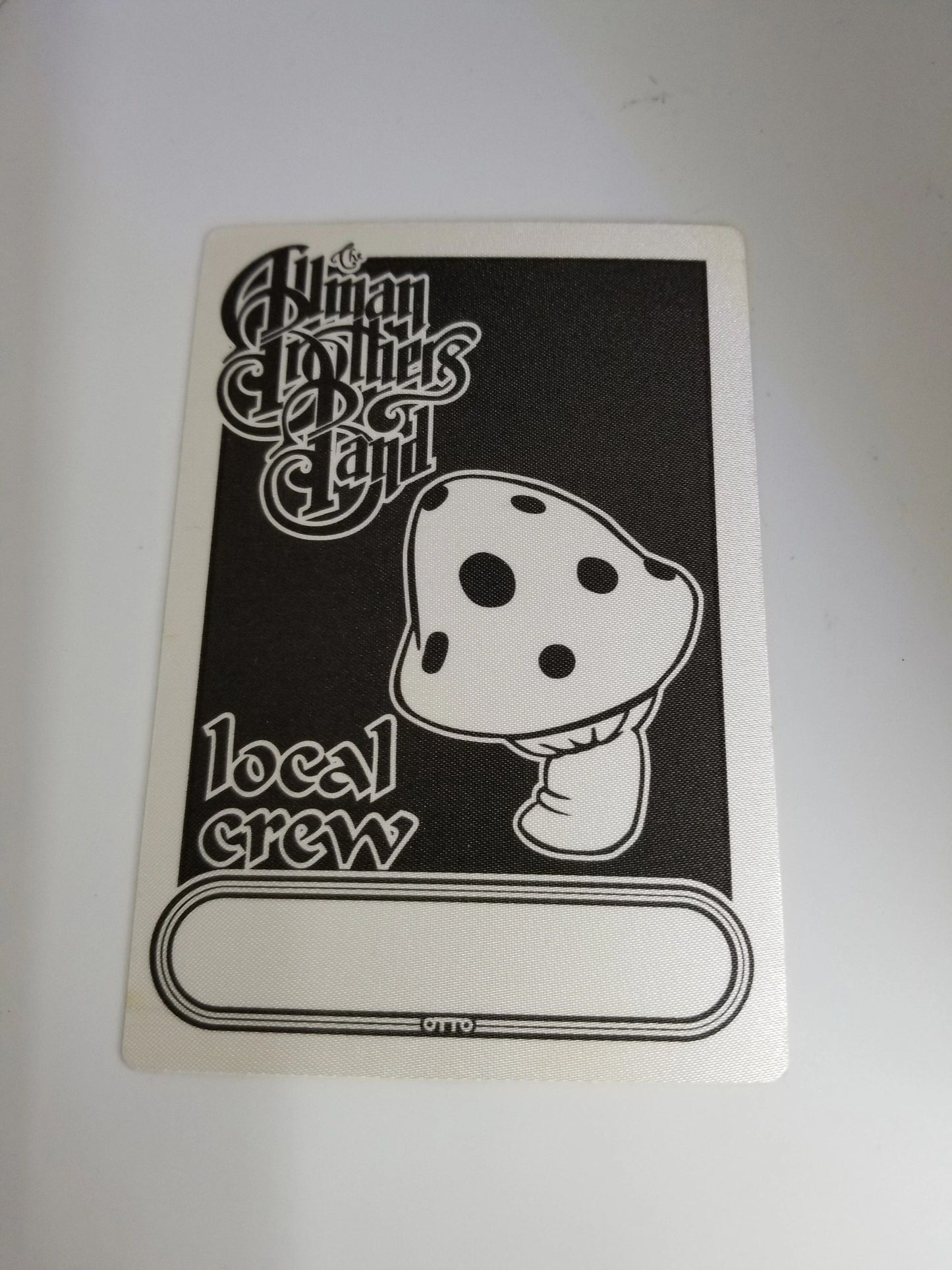 Allman Brothers Band Backstage Pass